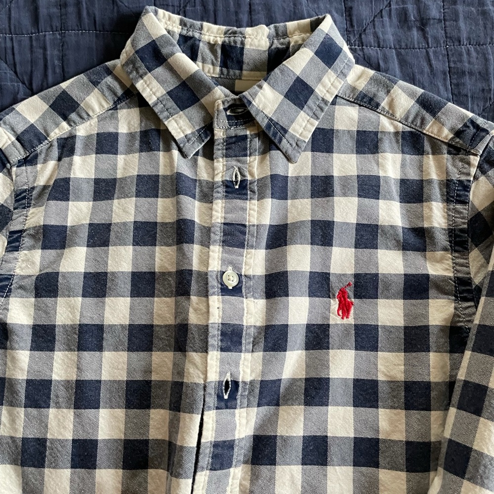 Boys 10-12 polo button down
